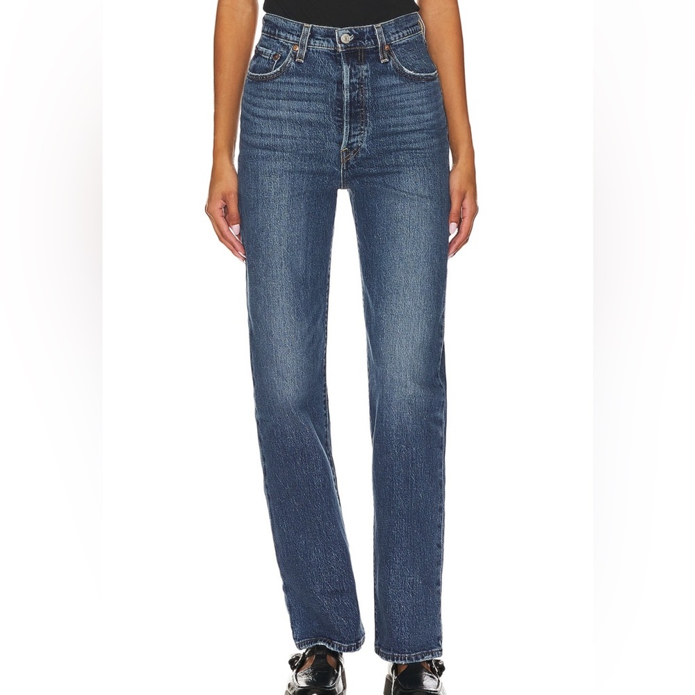 Levi’s Ribcage Full Length Jean in Valley View Size 28